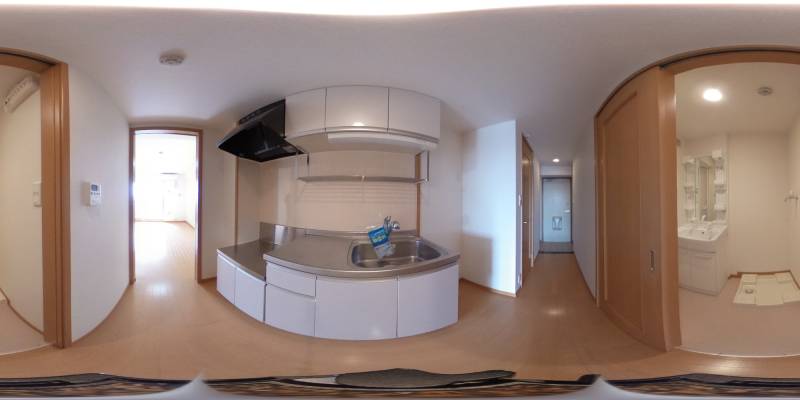 パノラマ画像キッチン