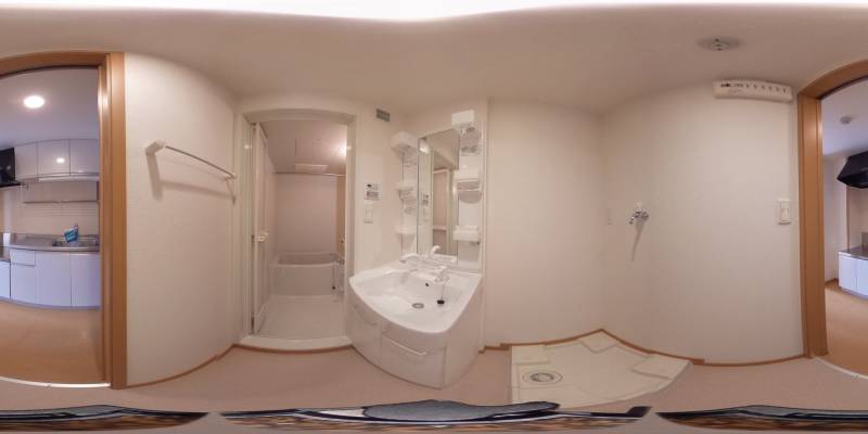 パノラマ画像洗面所