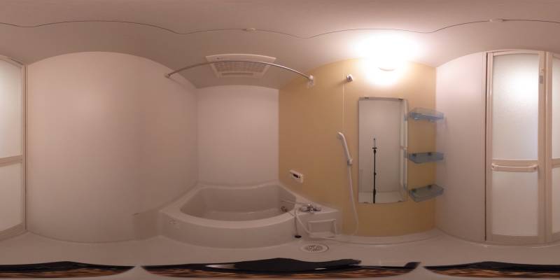 パノラマ画像バスルーム