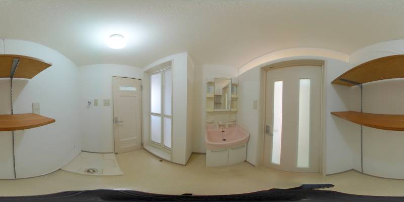 パノラマ画像洗面所