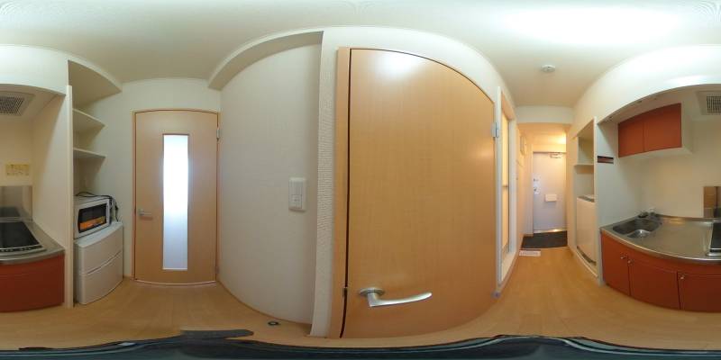 パノラマ画像キッチン