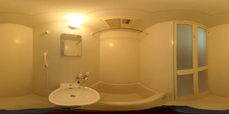 パノラマ画像バスルーム