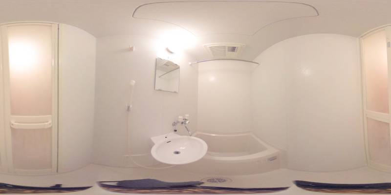 パノラマ画像バスルーム