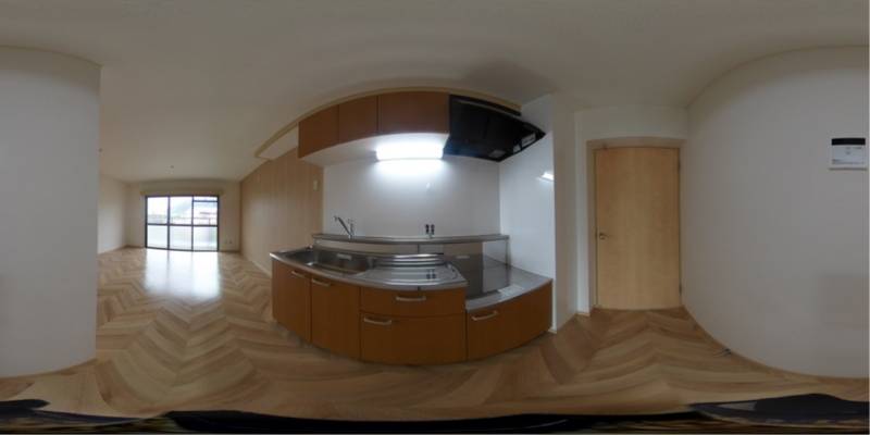 パノラマ画像キッチン