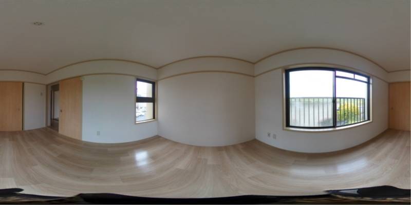 パノラマ画像洋室