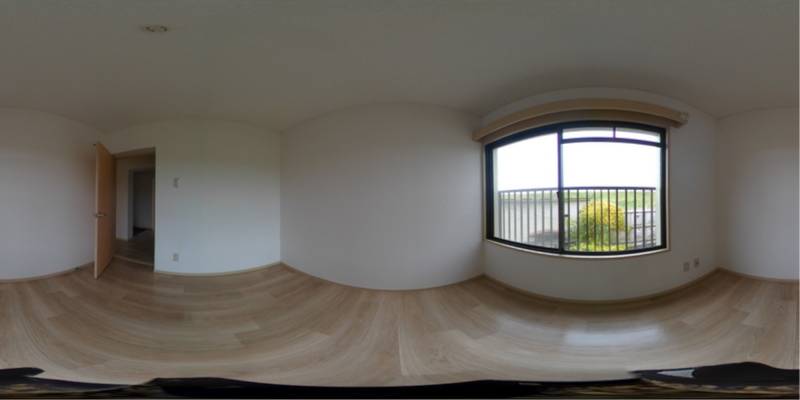 パノラマ画像洋室