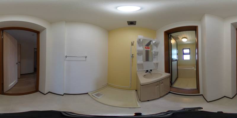 パノラマ画像洗面所