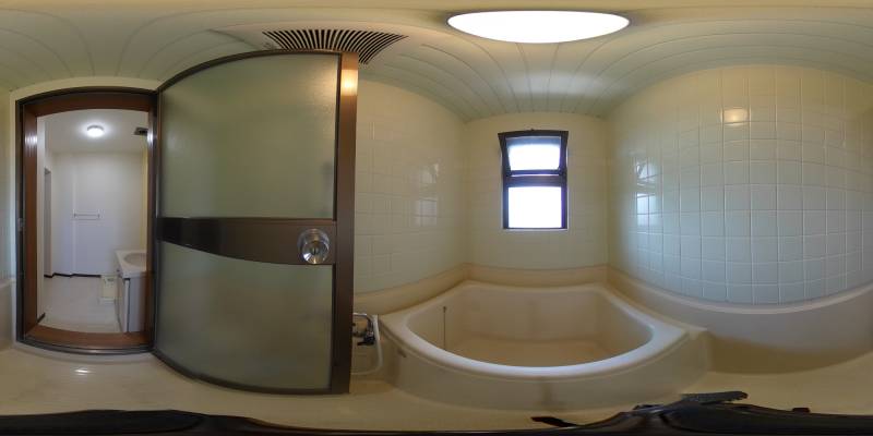 パノラマ画像バスルーム