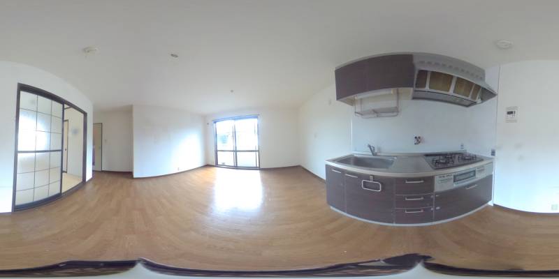 パノラマ画像キッチン