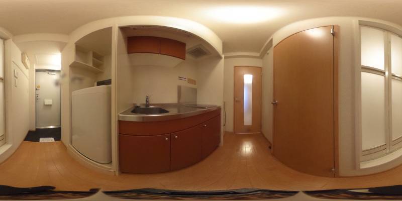 パノラマ画像キッチン