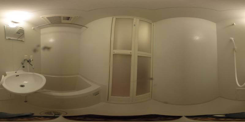 パノラマ画像バスルーム