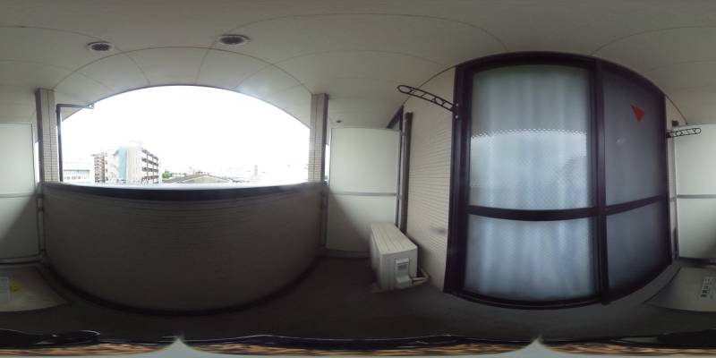 パノラマ画像バルコニー