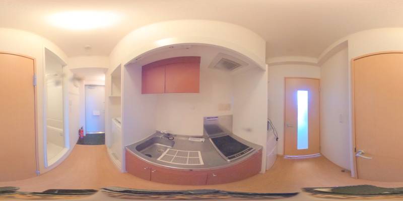 パノラマ画像キッチン