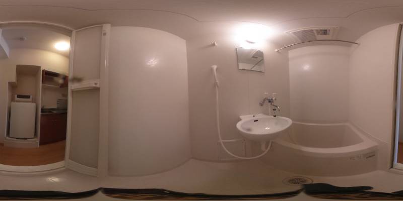パノラマ画像バスルーム