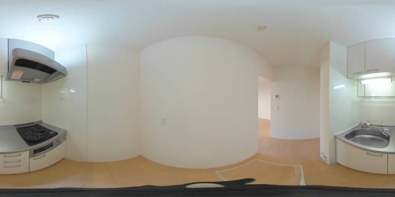 パノラマ画像キッチン