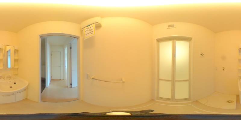 パノラマ画像洗面所