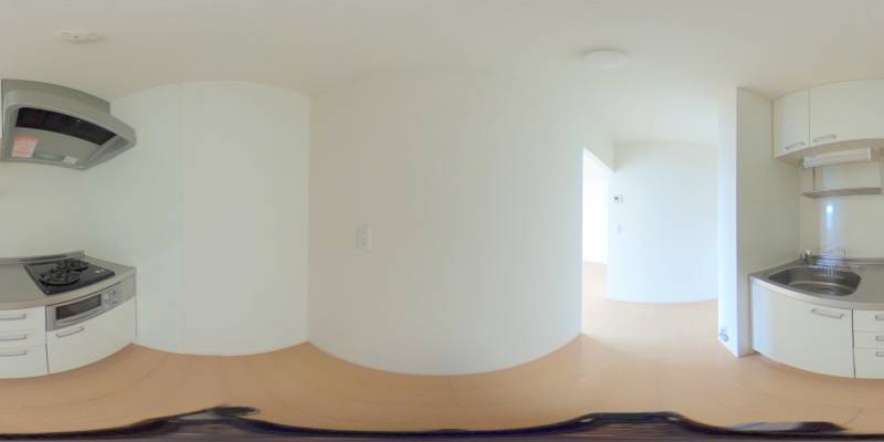 パノラマ画像キッチン