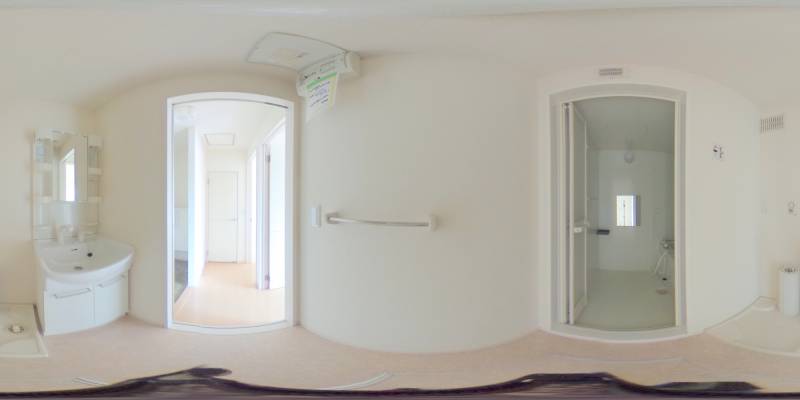 パノラマ画像洗面所