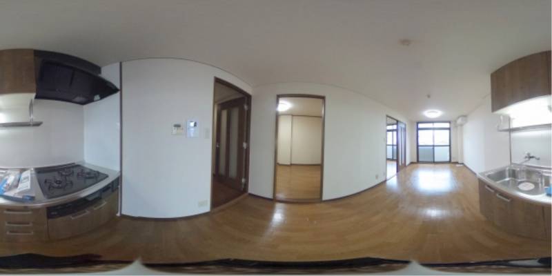 パノラマ画像洋室