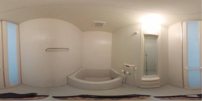 パノラマ画像バスルーム