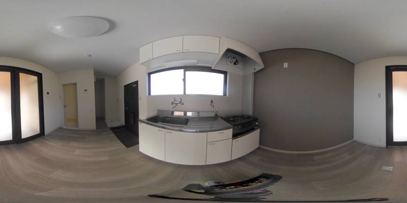 パノラマ画像キッチン