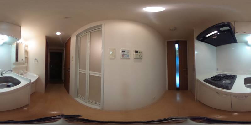 パノラマ画像キッチン