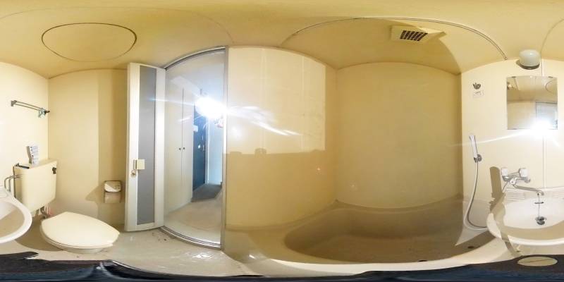 パノラマ画像バスルーム