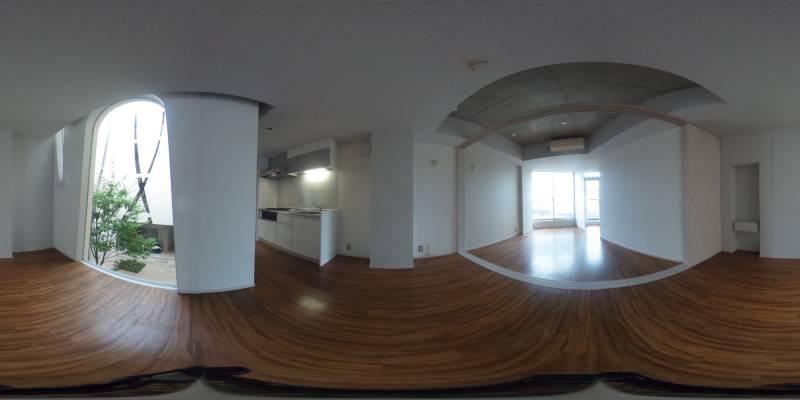 パノラマ画像リビング