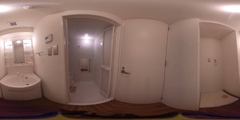 パノラマ画像バスルーム