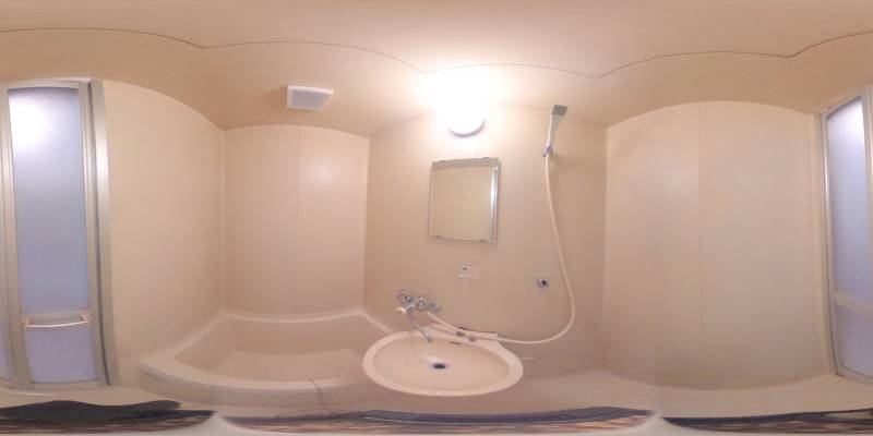 パノラマ画像バスルーム