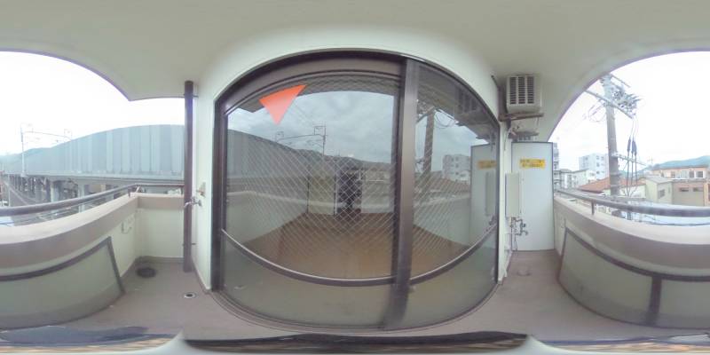 パノラマ画像バルコニー