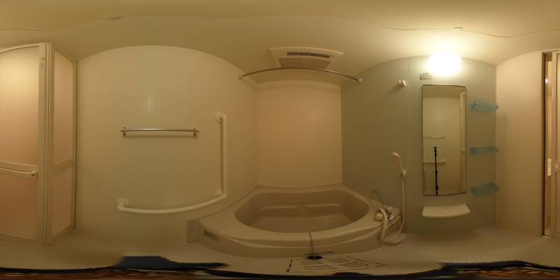 パノラマ画像バスルーム