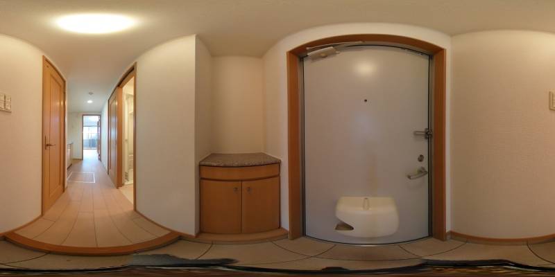 パノラマ画像玄関