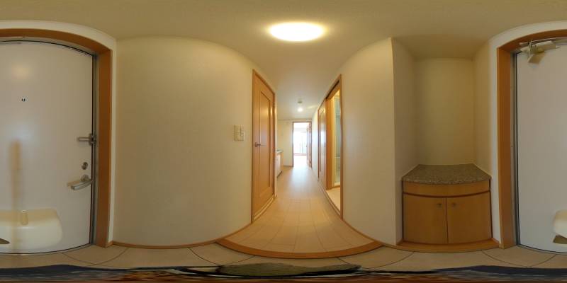 パノラマ画像玄関