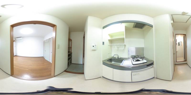 パノラマ画像キッチン