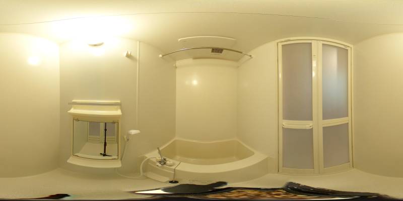 パノラマ画像バスルーム