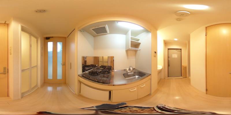 パノラマ画像キッチン