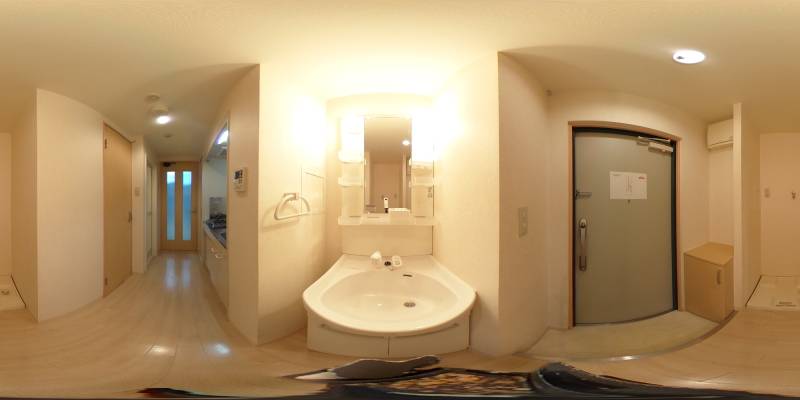 パノラマ画像洗面所