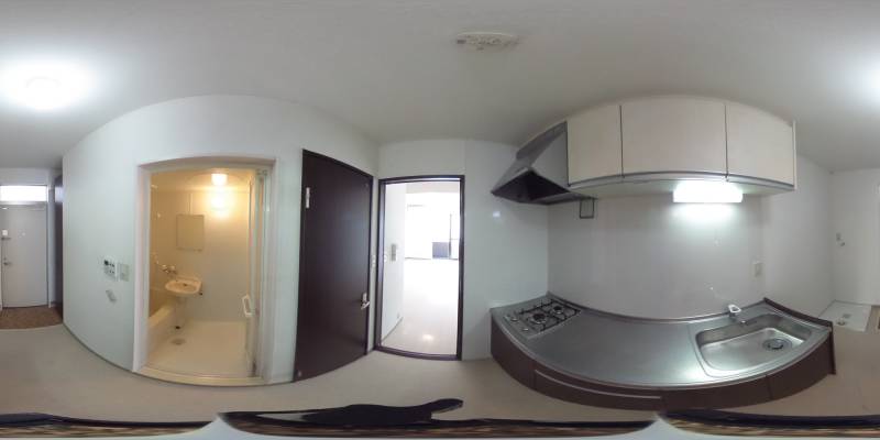 パノラマ画像キッチン