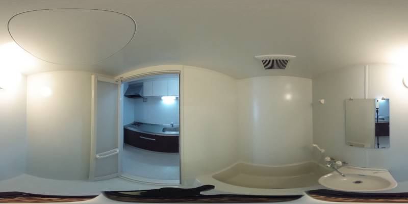 パノラマ画像バスルーム