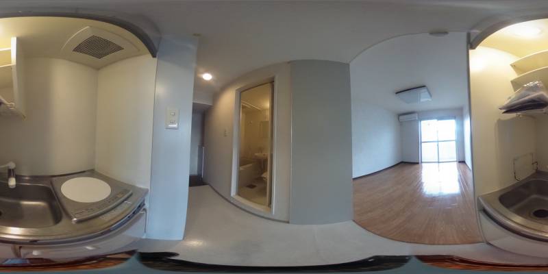 パノラマ画像キッチン