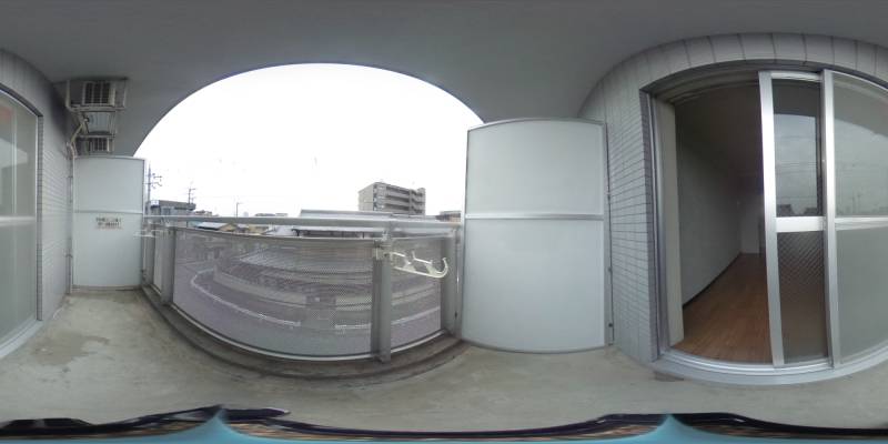 パノラマ画像バルコニー