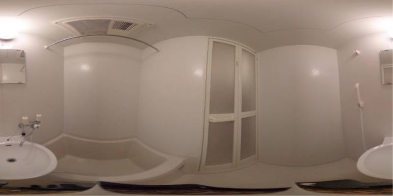 パノラマ画像バスルーム
