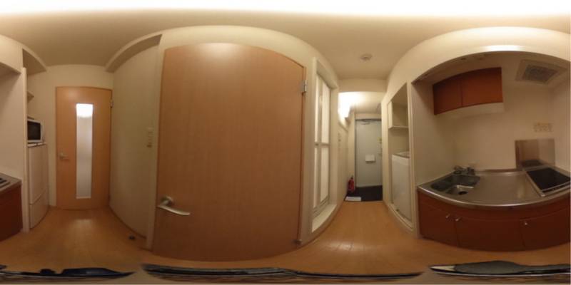 パノラマ画像キッチン