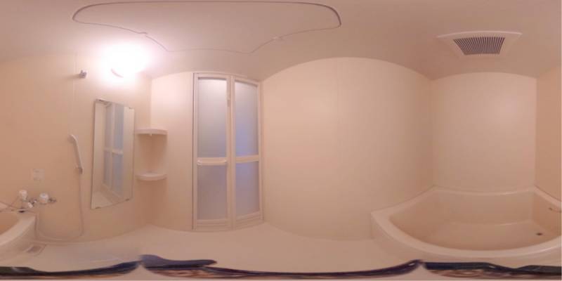 パノラマ画像バスルーム