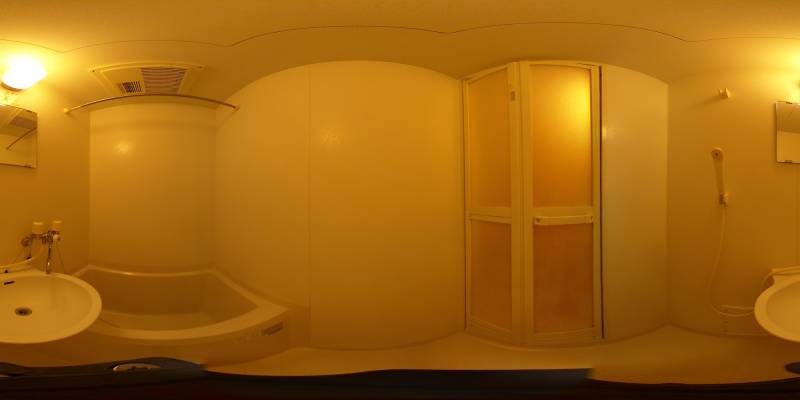 パノラマ画像バスルーム