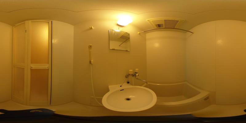 パノラマ画像バスルーム