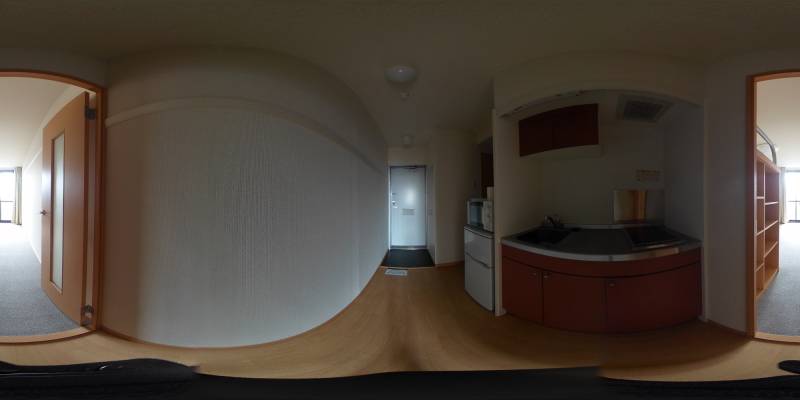 パノラマ画像キッチン