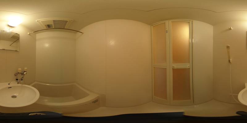 パノラマ画像バスルーム