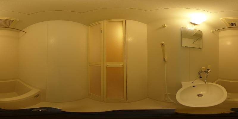 パノラマ画像バスルーム